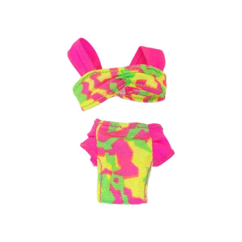 Vintage Barbie Doll Fashion Hawaiian Fun Barbie Beach Bikini Top Bottom Clothes